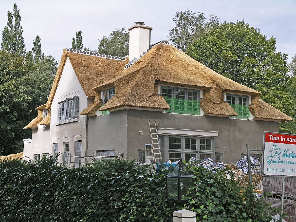 Nye huse med stråtag i Holland.